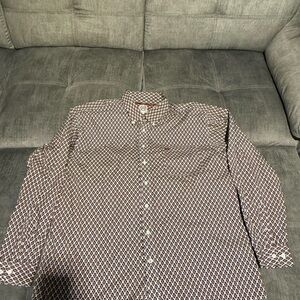 Cinch men’s long sleeve button up shirt